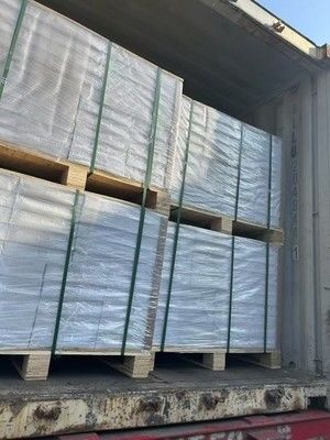 Latest company case about White PVC core sheet order for plastic cards to Spain