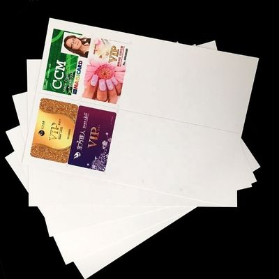 quality  White Digital PVC Sheet 0.3mm A3 Size For Plastic Cards Production factory