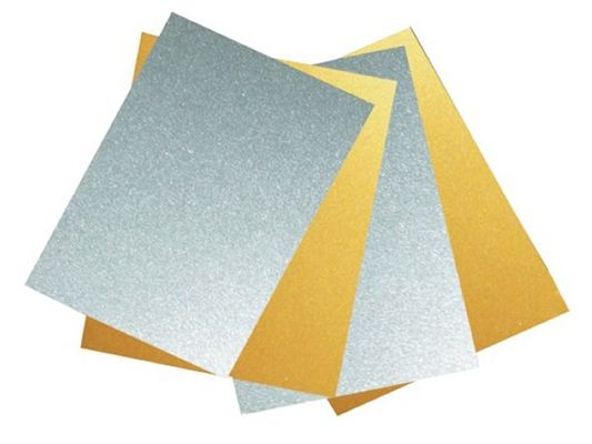 quality  A4 Size Inkjet PVC Sheet 0.3mm Silver Or White Plastic Cards Printable PVC Sheet factory