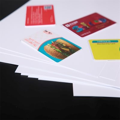 White PVC Core Sheet Screen / Offset Printable For Smart Cards