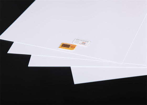 Custom Matte PVC Plastic Card Sheet High Vicat 85 Degree For Phone / SIM Cards