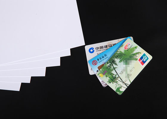 Printable 310micron White PVC Core Sheet with 0.14-0.8mm Thickness and Vicat 78°C for ID and Smart Cards