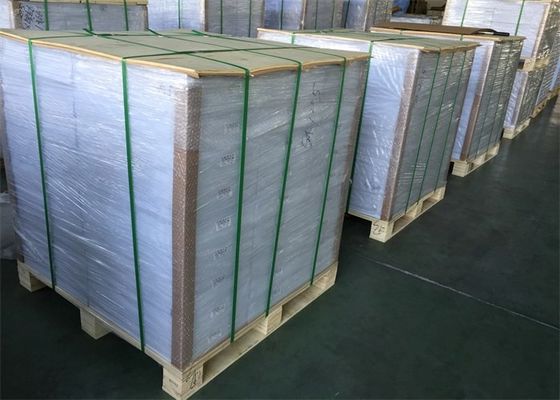 Matte White PVC Core Sheet 295x485mm Size Vicat 72 Degree Surface Tension 38 Dynes for Bank Cards