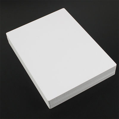 0.42-0.83g/cm3 White PVC Foam Sheet Screen Printing High Density For Display