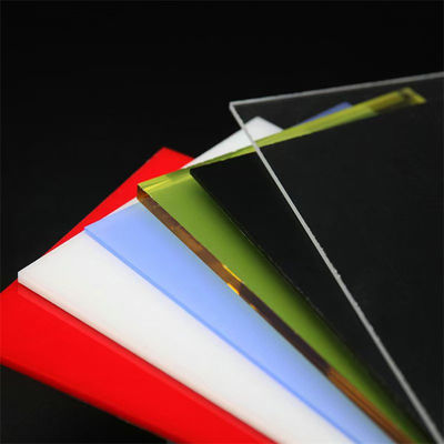 Farbige, klare Kristall-PMMA-Acrylglasplatte 3mm 4mm 5mm 6mm Dicke