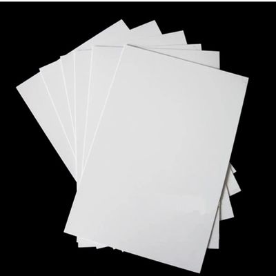 A4 Size Inkjet PVC Sheet 0.3mm Silver Or White Plastic Cards Printable PVC Sheet