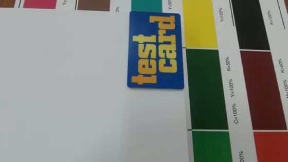 Feuille PVC numérique HP Indigo blanche 310 microns pour impression de haute qualité et cartes plastiques