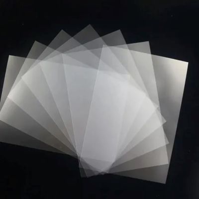 0.05-0.2mm Thick PVC Coated Overlay Film With Glue For Plastic Cards Lamination
