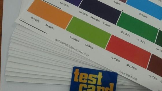 Custom Color Laminated Plastic Card Sheet For Producing Bank Cards / Credit Cards