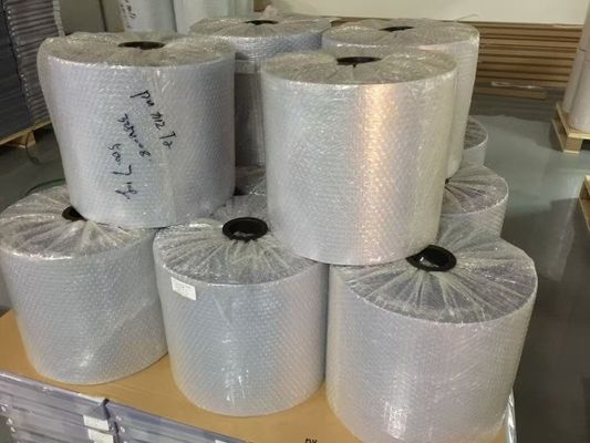 60micron PVC Coated Overlay Sheet with Peel Strength ≥4 N and Vicat Soften Point 74 ℃ for Plastic Card Lamination