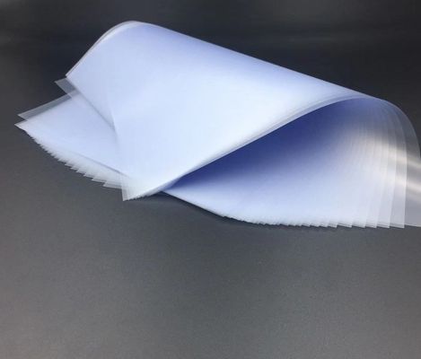 Clear PVC Coated Overlay Film 100micron 0.1mm Thick For Cards Production