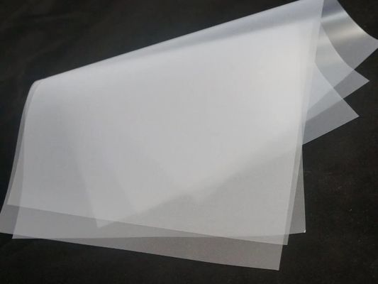 Laserable PVC Coated Overlay With Glue For ID Cards / Plastic Cards