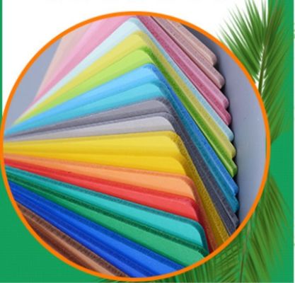 0.5g/Cm3 Density Coloured PVC Foam Board Sheet 4mm Water Resistance For Display