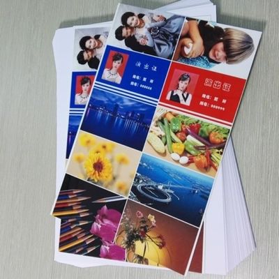 Inkjet Printing PVC Sheet White A4 Size 210x297mm for ID Card Printing