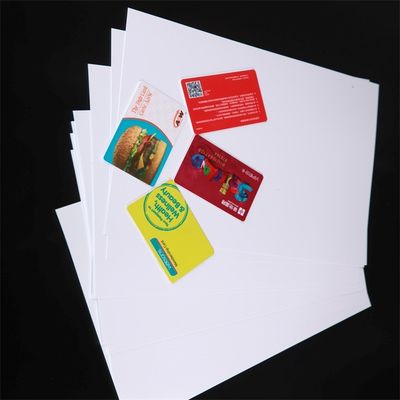 Die Cut Plastic Card Sheet PVC Core Sheet Offset Printing 0.15mm For Cards