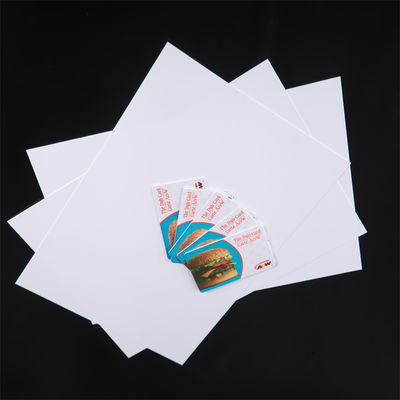OEM Size White Color PVC Core Sheet Middle Layer For Plastic Cards