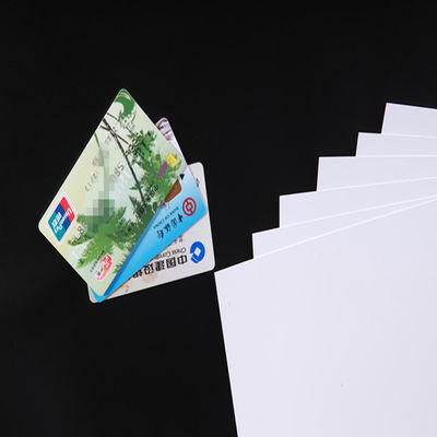Plastic PVC Core Sheet 0.1mm Thickness Low Vicat 72 Degree For Credit Cards