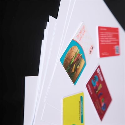 Middle Layer White PVC Core Sheet 0.32mm For Plastic Cards Lamination