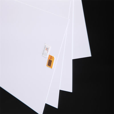 0.1-0.8mm Thick White ABS PVC Core Sheet For SIM Cards / Phone Cards Lamination