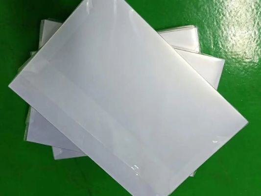 80micron / 0.08mm Clear PVC Coated Overlay Film For Cards Lamination