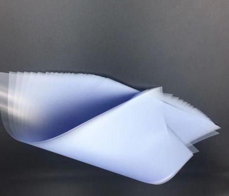 50micron Clear PVC Coated Overlay Film with One Side Glue for Durable Plastic Cards