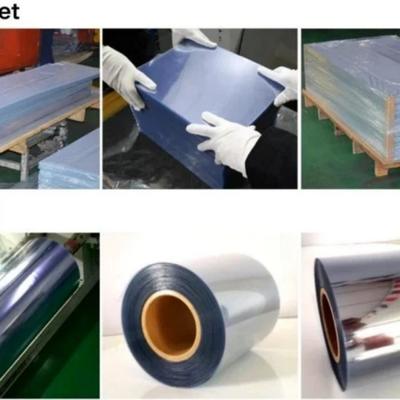 Transparent PVC Rigid Sheet 0.5mm / 0.4mm Pharma Grade for Blister Packing Up to 1500mm Width