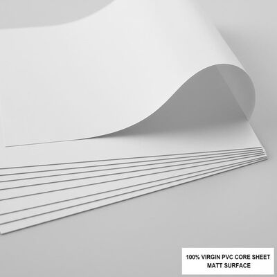 100% Virgin PVC Core Sheet 0.1-0.8mm Thickness with Matt Surface for Plastic Card Lamination